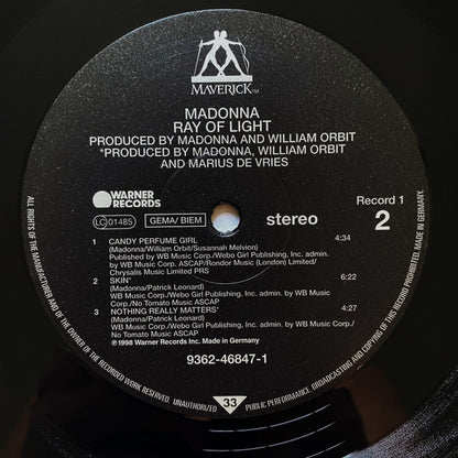 Madonna : Ray Of Light (2xLP, Album, RE)