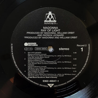 Madonna : Ray Of Light (2xLP, Album, RE)