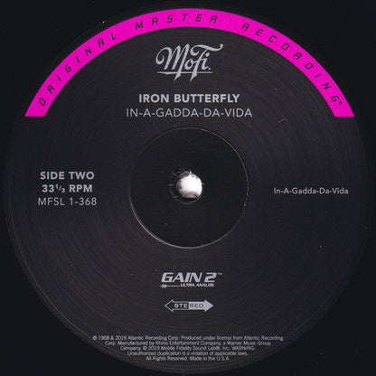 Iron Butterfly : In-A-Gadda-Da-Vida (LP, Album, Ltd, Num, RE, RM, 180)