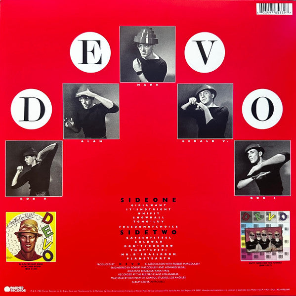 Devo : Freedom Of Choice (LP, Album, Ltd, RE, Whi)