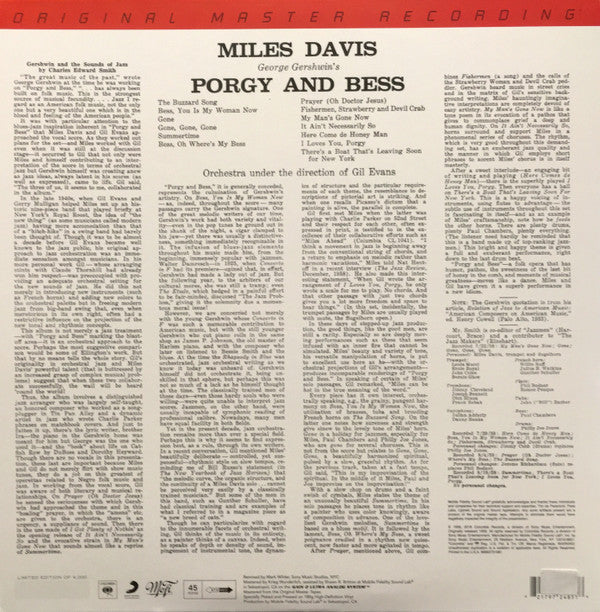 Miles Davis : Porgy And Bess 2x12