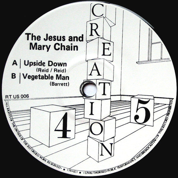 The Jesus And Mary Chain : Upside Down (7", Single, RE)