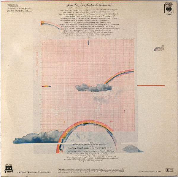 Terry Riley : A Rainbow In Curved Air (LP, Album, RE)