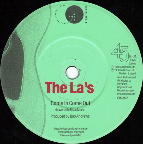 The La's : There She Goes (7", Single, Pap)