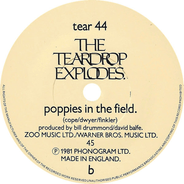 The Teardrop Explodes : Ha-Ha I'm Drowning (2x7", Gat)