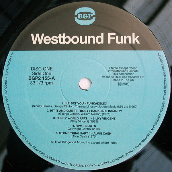 Various : Westbound Funk (2xLP, Comp)