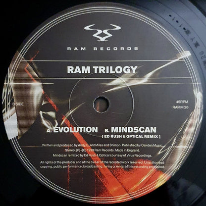 Ram Trilogy : Evolution / Mindscan Remix (12", Ltd)