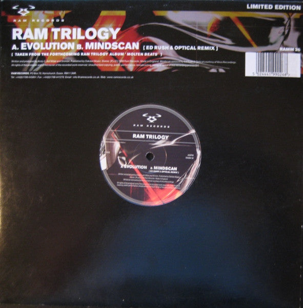 Ram Trilogy : Evolution / Mindscan Remix (12", Ltd)