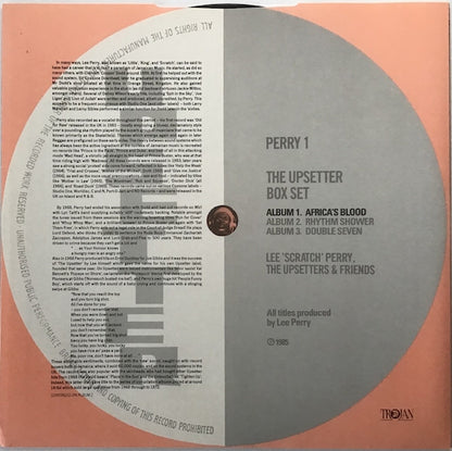 Lee Perry, The Upsetters : The Upsetter Box Set (3xLP, Album, Orl + Box, Comp, Ltd, No )