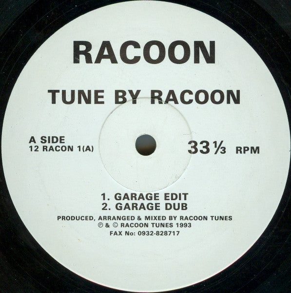 Racoon (3) : Tune By Racoon (12")