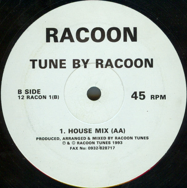 Racoon (3) : Tune By Racoon (12")