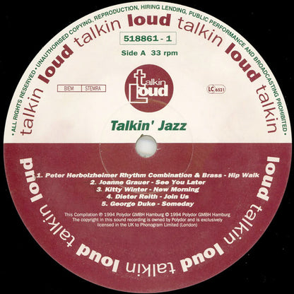 Various : Talkin' Jazz (Themes From The Black Forest) (LP, Comp)