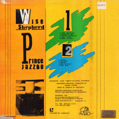 Prince Jazzbo : Wise Shepherd (LP, Album)