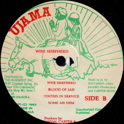 Prince Jazzbo : Wise Shepherd (LP, Album)