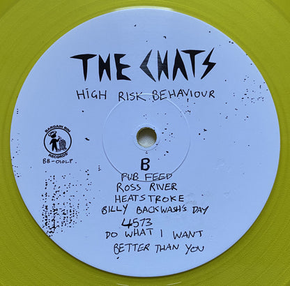 The Chats (2) : High Risk Behaviour (LP, Album, Ltd, Yel)