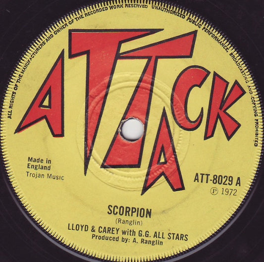 Lloyd* & Carey* With G.G. All Stars* / The Maytones : Scorpion / Hands And Feet (7", Single, Sol)