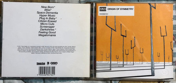 Muse : Origin Of Symmetry (CD, Album, RE)
