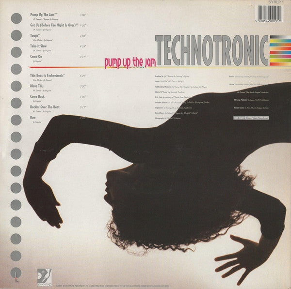 Technotronic : Pump Up The Jam (LP, Album)