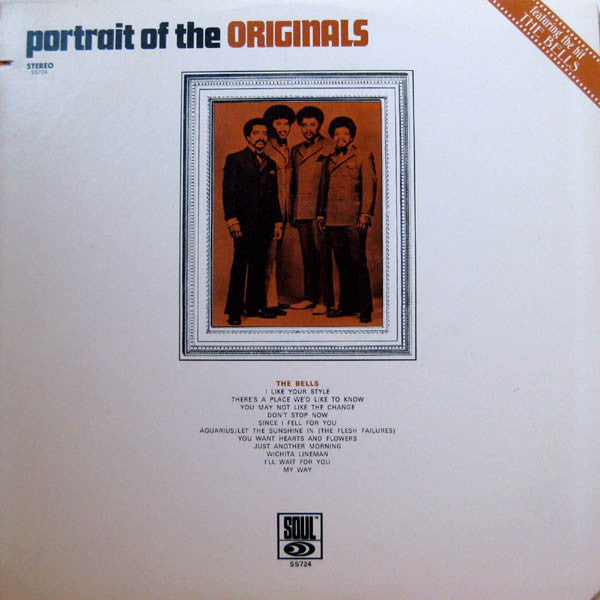 The Originals : Portrait Of The Originals (LP, Album, RCA)