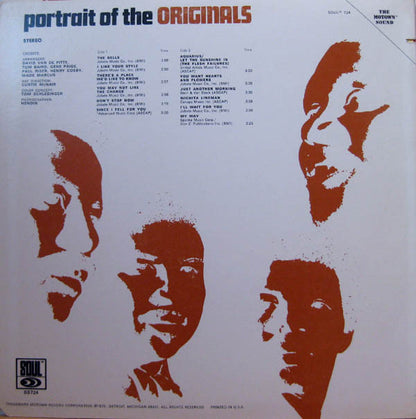 The Originals : Portrait Of The Originals (LP, Album, RCA)