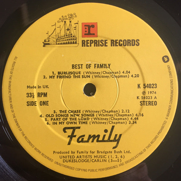 Family (6) : Best Of Family (LP, Comp)