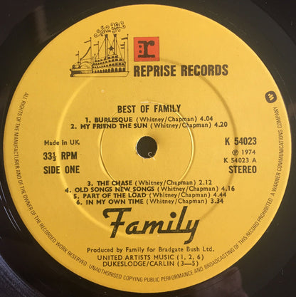 Family (6) : Best Of Family (LP, Comp)