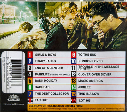 Blur : Parklife (CD, Album, M/Print, RE, RP)