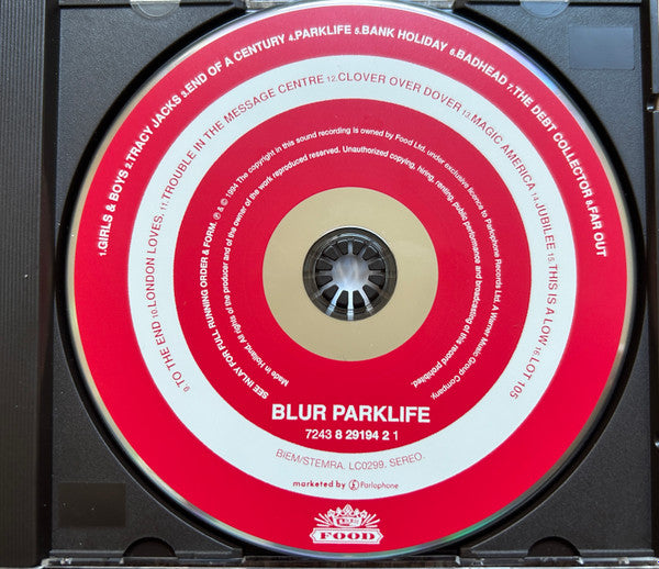 Blur : Parklife (CD, Album, M/Print, RE, RP)