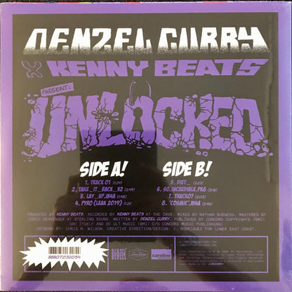 Denzel Curry X Kenny Beats : Unlocked (LP, EP)