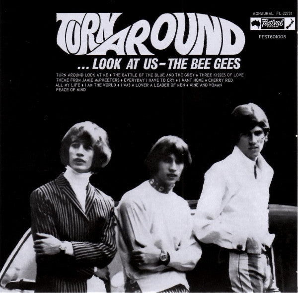 Bee Gees : Turn Around, Look At Us (LP, Comp, Mono)