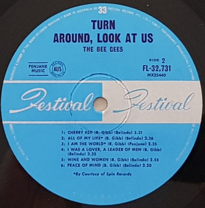 Bee Gees : Turn Around, Look At Us (LP, Comp, Mono)