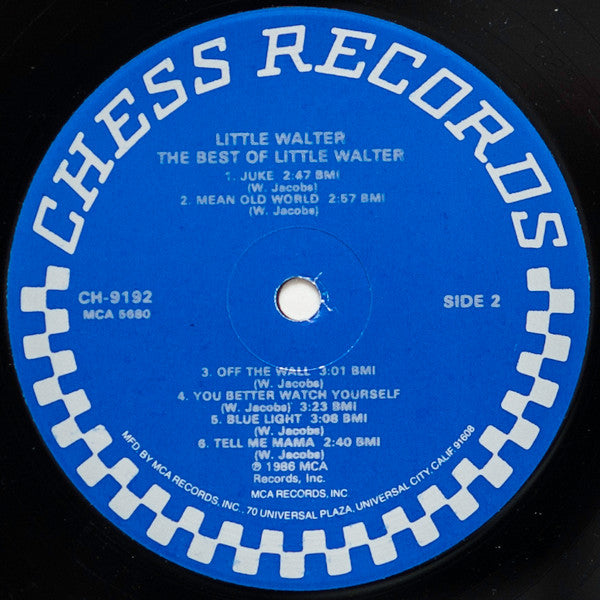 Little Walter : The Best Of Little Walter (LP, Album, Comp, RE, Glo)