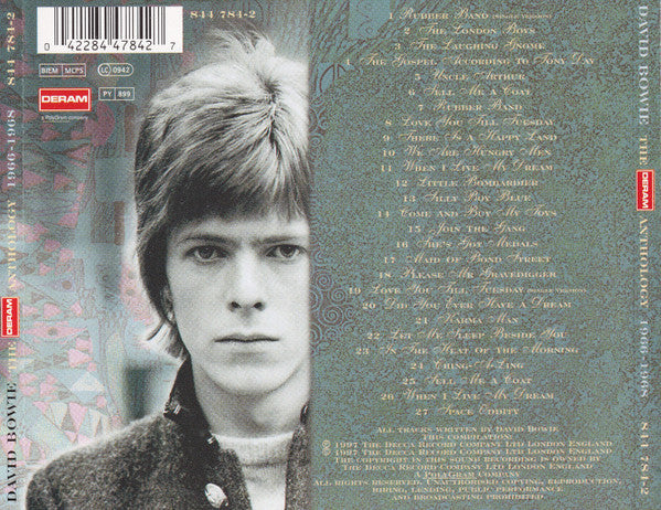 David Bowie : The Deram Anthology 1966 - 1968 (CD, Comp, RM, RP)