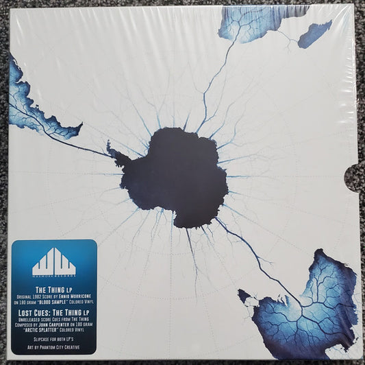 Ennio Morricone / John Carpenter : John Carpenter's The Thing / Lost Cues: The Thing (LP, Album, RE, RM, Cle + 12", EP, Ele + Box, Dlx, )