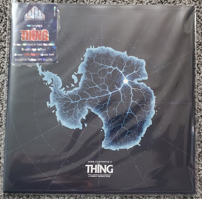 Ennio Morricone / John Carpenter : John Carpenter's The Thing / Lost Cues: The Thing (LP, Album, RE, RM, Cle + 12", EP, Ele + Box, Dlx, )