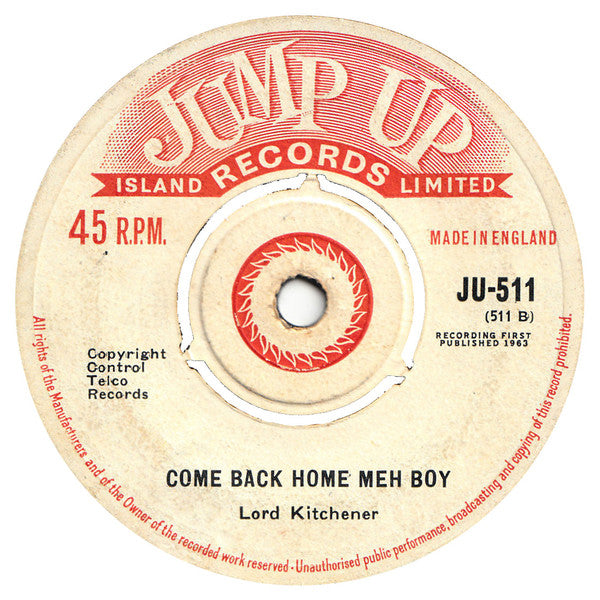 Lord Kitchener : Dr. Kitch (7", Single, 3-P)