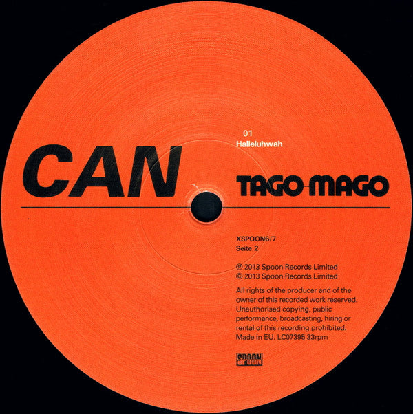 Can : Tago Mago (2xLP, Album, RE, RM, SST)