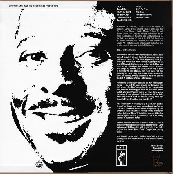 Albert King : King, Does The King's Things (LP, Album, Club, RE, RM, 180)