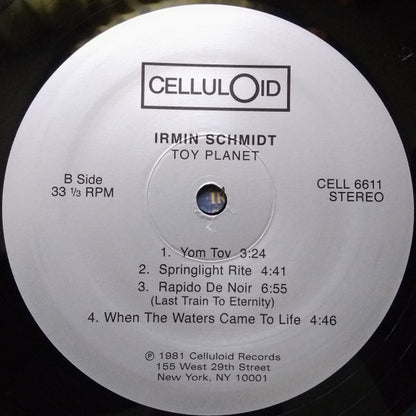 Irmin Schmidt : Toy Planet (LP, Album, RE)