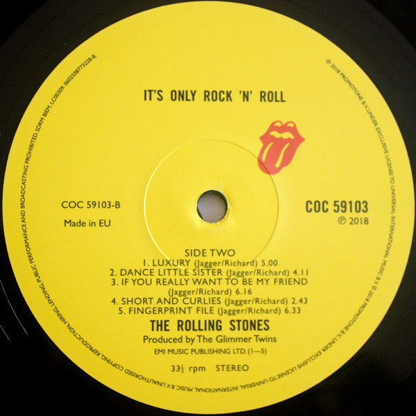 The Rolling Stones : It's Only Rock 'N Roll (LP, Album, RE, RM, Hal)