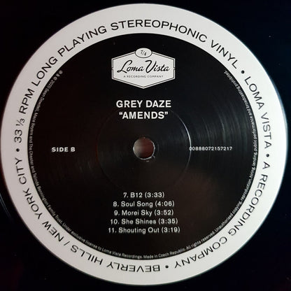 Grey Daze : Amends (LP, Album, Ltd, Tra)