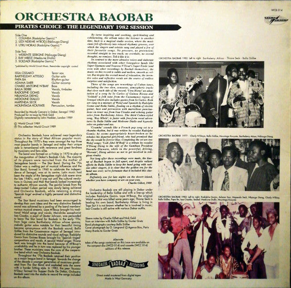 Orchestra Baobab : Pirates Choice (LP, Album)