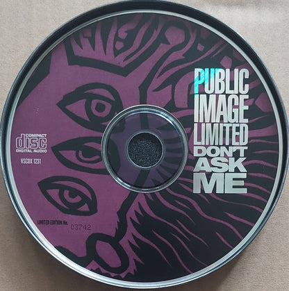 Public Image Limited : Don't Ask Me (CD, Single, Ltd, Tin)