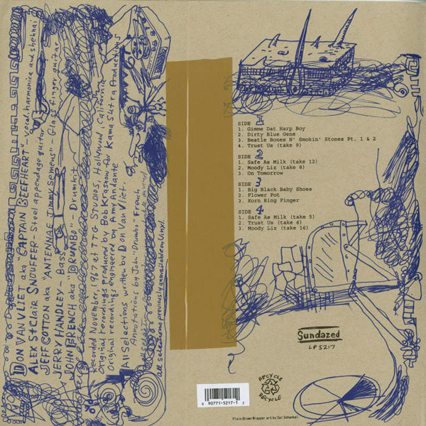 Captain Beefheart + His Magic Band* : It Comes To You In A Plain Brown Wrapper (2xLP, Album, 180)