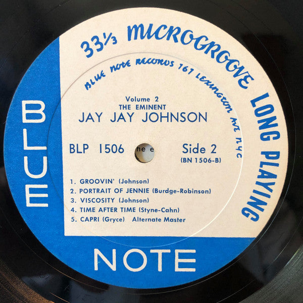 J.J. Johnson : The Eminent Jay Jay Johnson Volume 2 (LP, Comp, Mono, RE, RM)