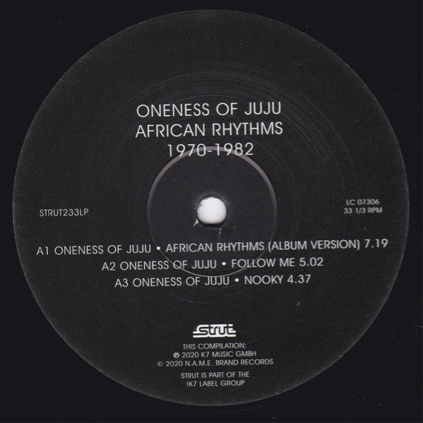 Oneness Of Juju : African Rhythms 1970-1982 3xLP, Comp, RE, RM