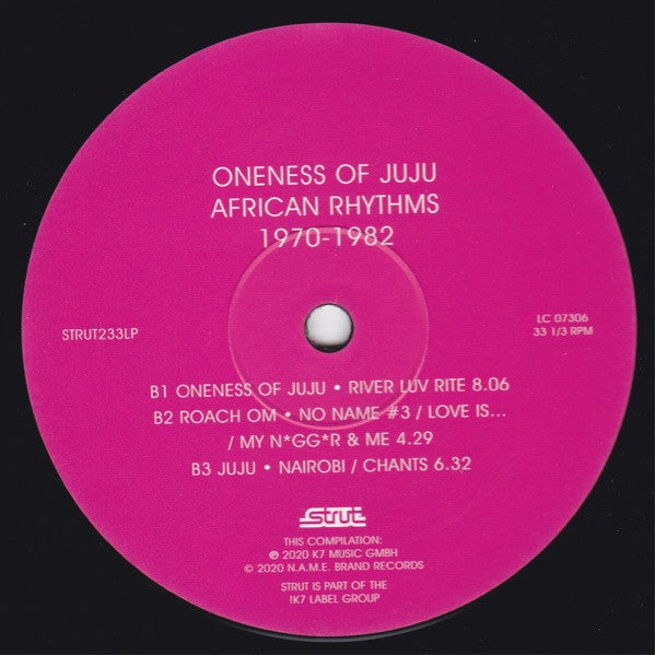 Oneness Of Juju : African Rhythms 1970-1982 3xLP, Comp, RE, RM