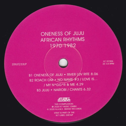 Oneness Of Juju : African Rhythms 1970-1982 (3xLP, Comp, RE, RM)