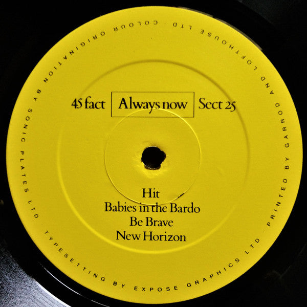 Section 25 : Always Now (LP, Album)