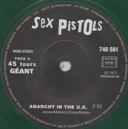 Sex Pistols : Anarchy In The UK (7", RE, Gre)